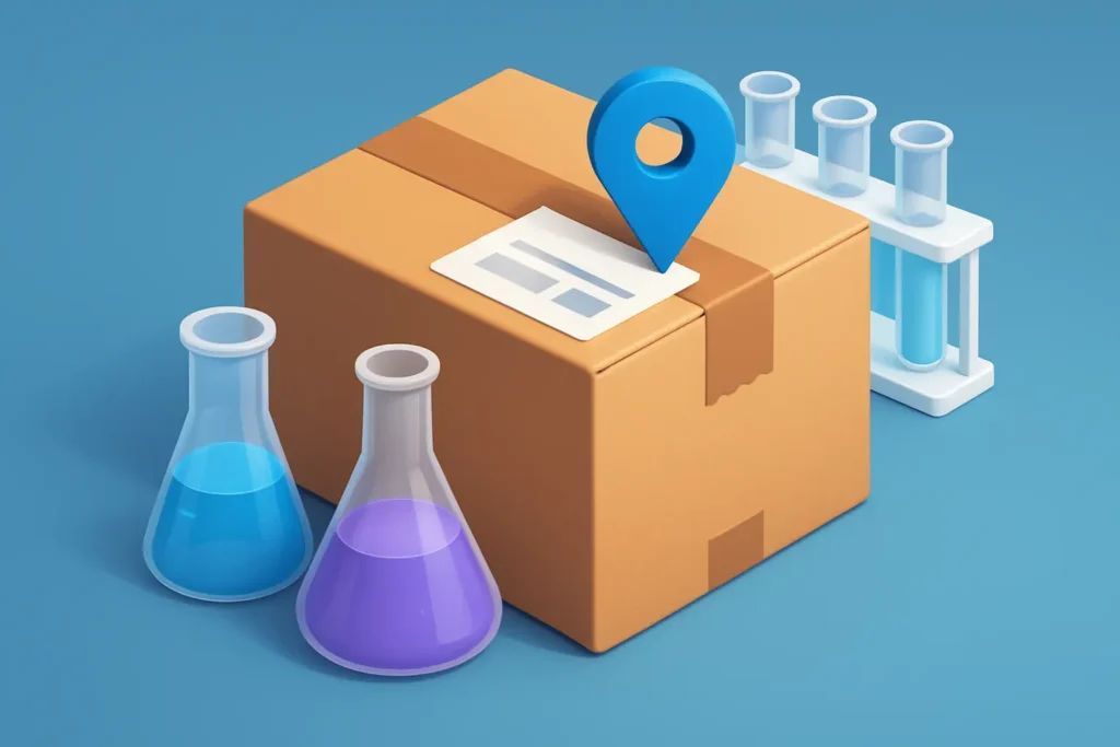Discreet Tracked Shipping for Lab Supplies