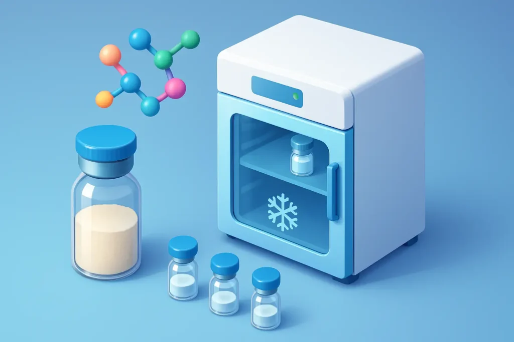 Storing Lyophilised Peptides Without Losing Potency