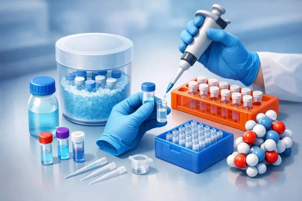 How to Aliquot Research Peptides Properly