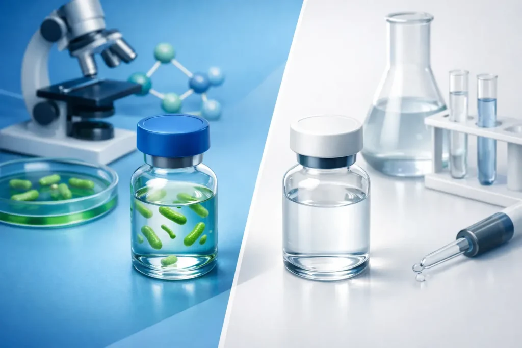 Bacteriostatic Water vs Sterile Water Lab Use