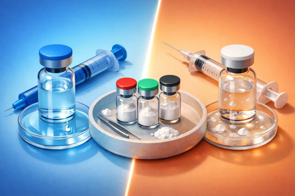 Bacteriostatic Water vs Saline for Peptide Reconstitution