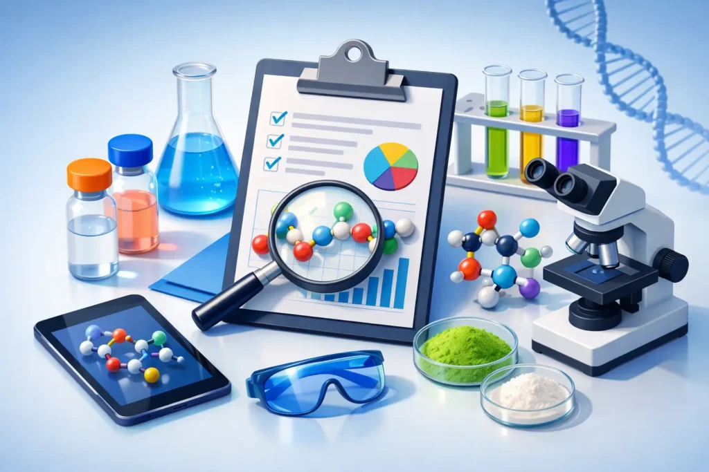 Example Peptide COA Review for Research Buyers