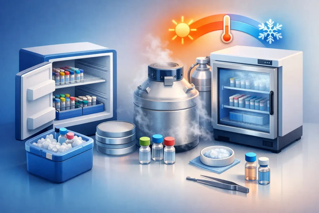 Research Peptide Storage Temperature Chart