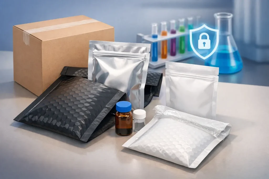 Secure Discreet Packaging for Lab Compounds