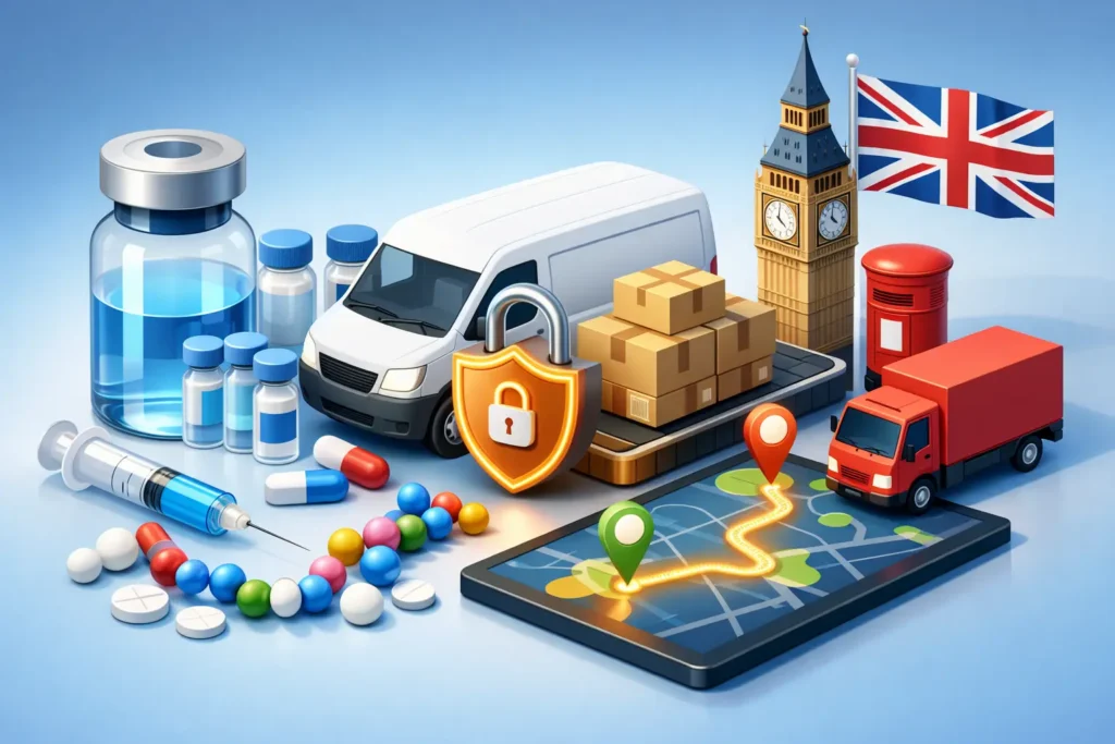 Secure Tracked Peptide Delivery UK Explained
