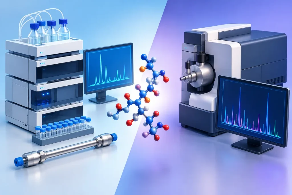 HPLC Versus Mass Spectrometry for Peptides