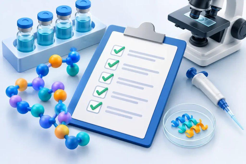 Identity Marker Checklist for Research Peptides
